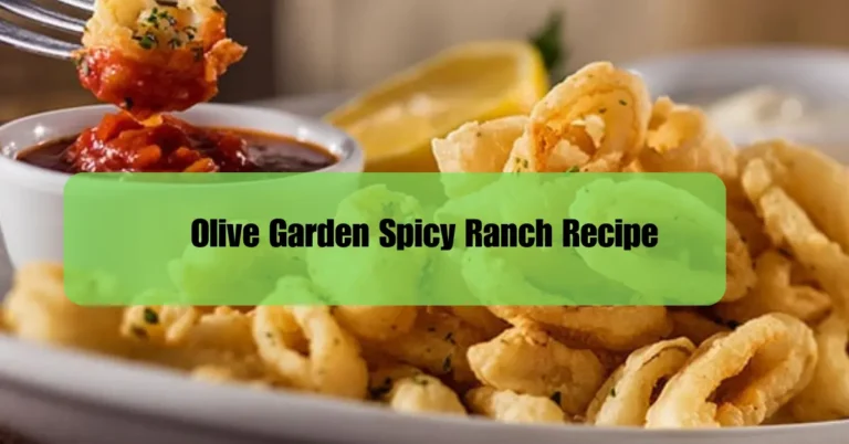 Olive Garden Spicy Ranch Recipe